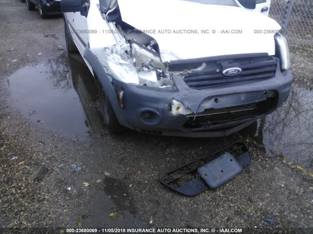 NM0LS7AN6BT067095 - 2011 FORD TRANSIT CONNECT XL WHITE photo 6