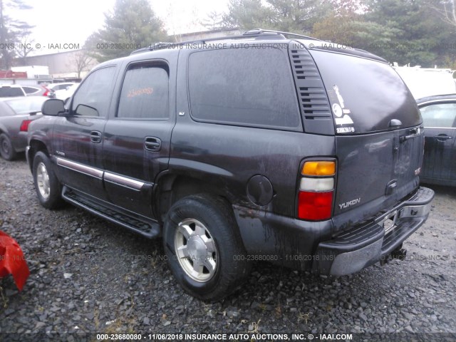 1GKEK13T25J252110 - 2005 GMC YUKON GRAY photo 3