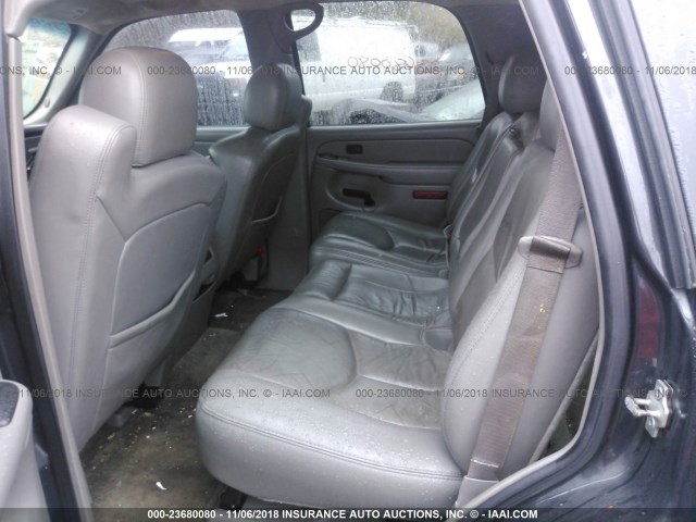 1GKEK13T25J252110 - 2005 GMC YUKON GRAY photo 8