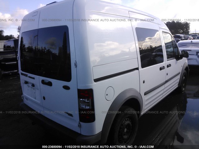 NM0LS6ANXCT096126 - 2012 FORD TRANSIT CONNECT XL WHITE photo 4
