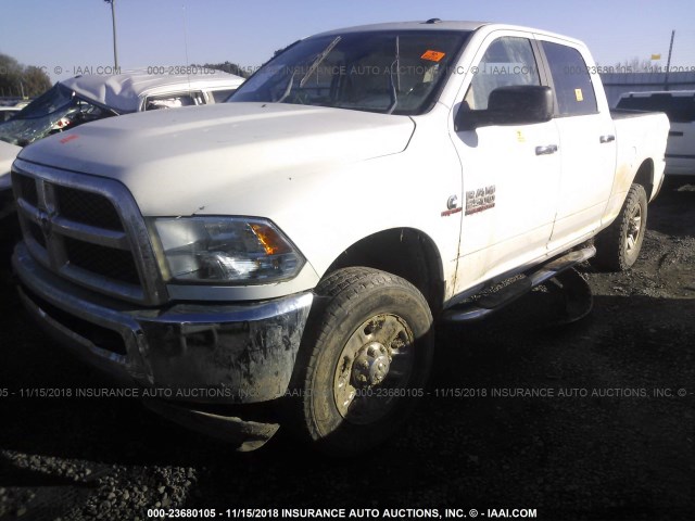 3C6UR5DL0FG634218 - 2015 RAM 2500 SLT WHITE photo 2