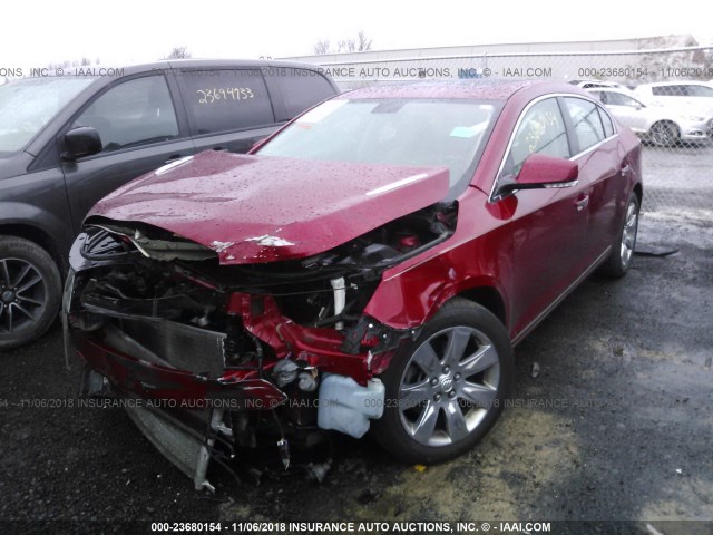 1G4GH5E37CF295697 - 2012 BUICK LACROSSE PREMIUM RED photo 2