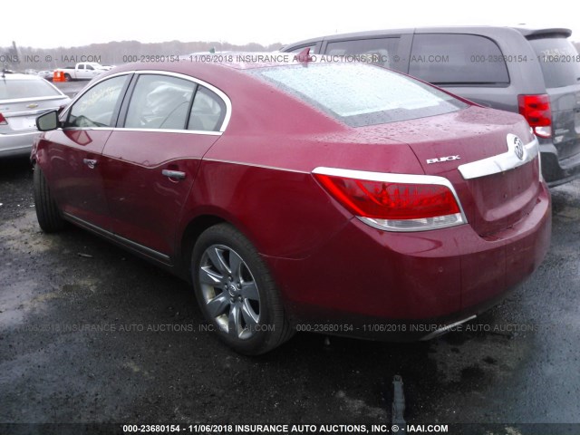 1G4GH5E37CF295697 - 2012 BUICK LACROSSE PREMIUM RED photo 3