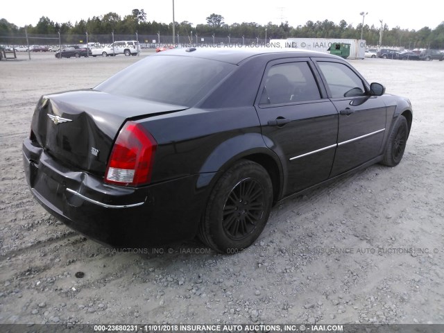 2C3KA53V29H607265 - 2009 CHRYSLER 300 TOURING BLACK photo 4