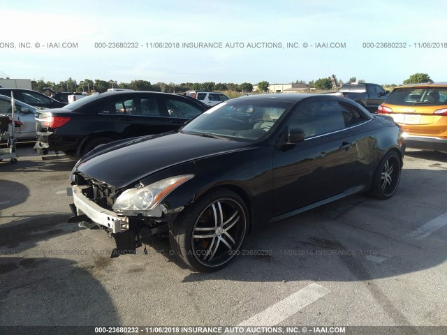 JNKCV66E79M721098 - 2009 INFINITI G37 SPORT BLACK photo 2