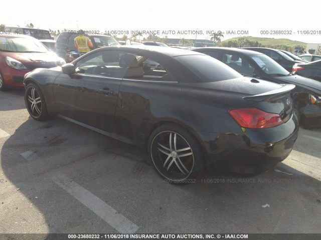 JNKCV66E79M721098 - 2009 INFINITI G37 SPORT BLACK photo 3