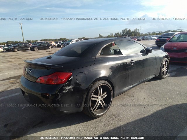 JNKCV66E79M721098 - 2009 INFINITI G37 SPORT BLACK photo 4