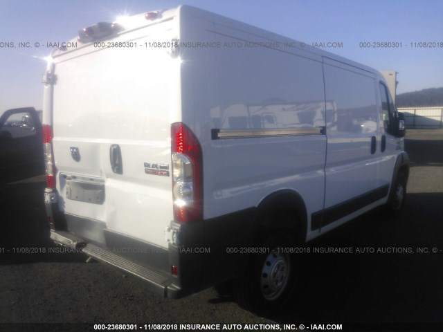 3C6TRVAG2HE508721 - 2017 RAM PROMASTER 1500 1500 STANDARD WHITE photo 4