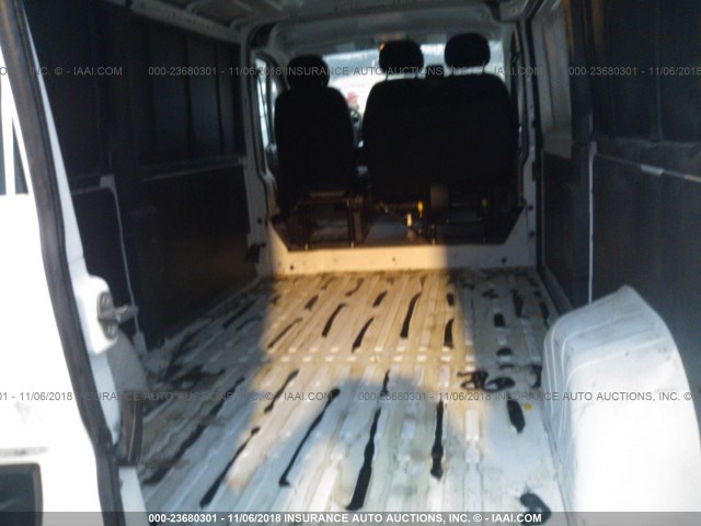 3C6TRVAG2HE508721 - 2017 RAM PROMASTER 1500 1500 STANDARD WHITE photo 8