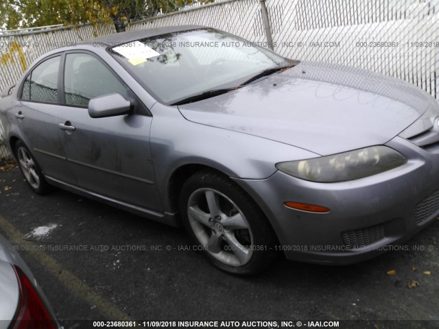 1YVHP84C075M40146 - 2007 MAZDA 6 GRAY photo 1