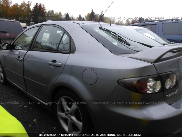 1YVHP84C075M40146 - 2007 MAZDA 6 GRAY photo 3