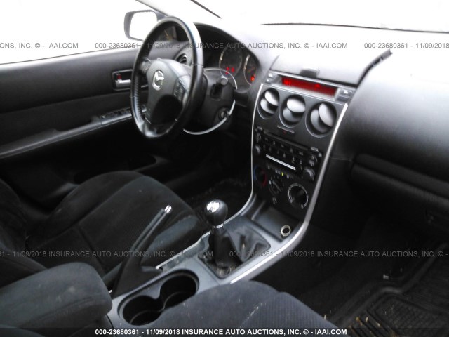 1YVHP84C075M40146 - 2007 MAZDA 6 GRAY photo 5