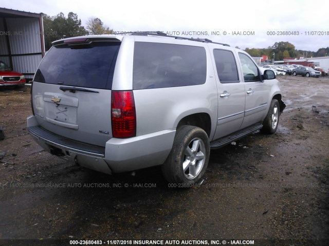 1GNFK36339R207814 - 2009 CHEVROLET SUBURBAN K1500 LTZ Champagne photo 4