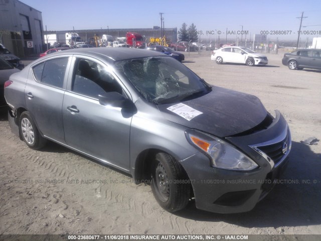 3N1CN7AP4JL800178 - 2018 NISSAN VERSA S/S PLUS/SV/SL GRAY photo 1