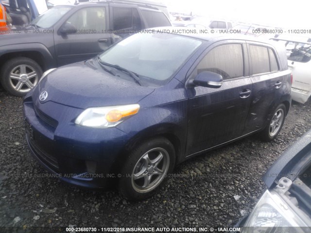 JTKKU10419J047902 - 2009 TOYOTA SCION XD BLUE photo 2