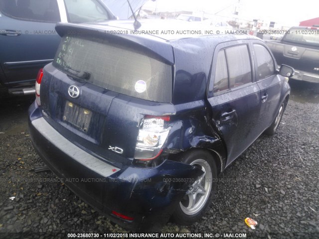 JTKKU10419J047902 - 2009 TOYOTA SCION XD BLUE photo 4