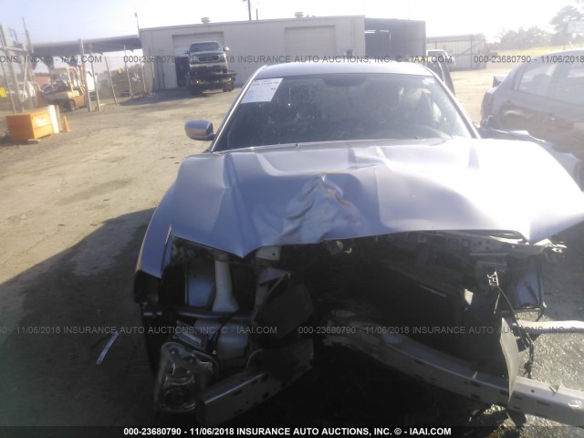 2C3CDXCT8EH318732 - 2014 DODGE CHARGER R/T SILVER photo 6