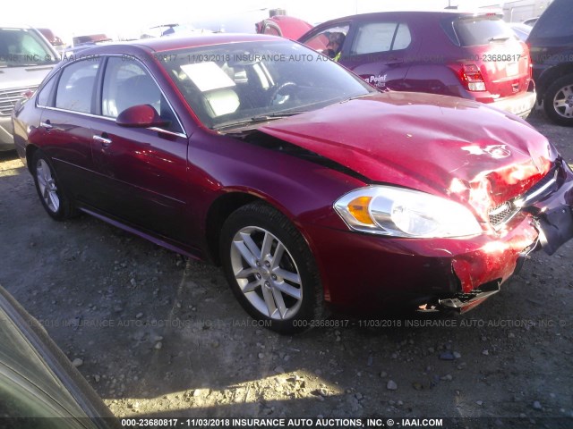 2G1WC5E3XE1190038 - 2014 CHEVROLET IMPALA LIMITED LTZ RED photo 1