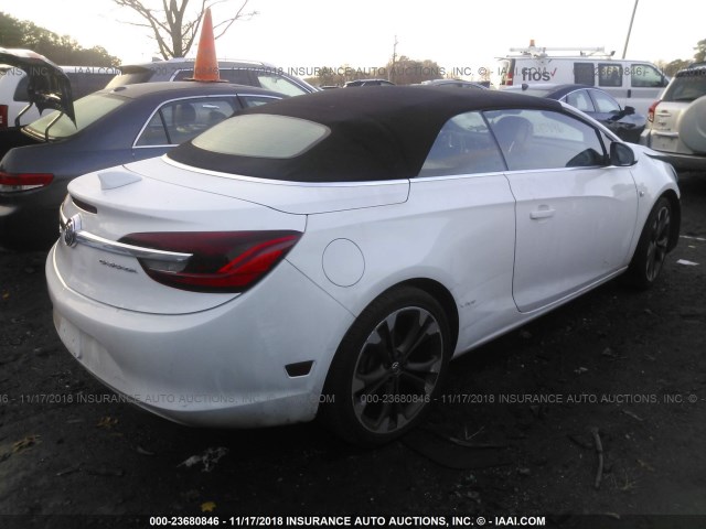 W04WT3N52GG136083 - 2016 BUICK CASCADA PREMIUM WHITE photo 4