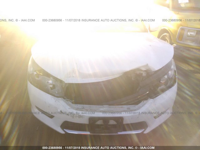 1HGCR2F54EA069021 - 2014 HONDA ACCORD SPORT WHITE photo 6