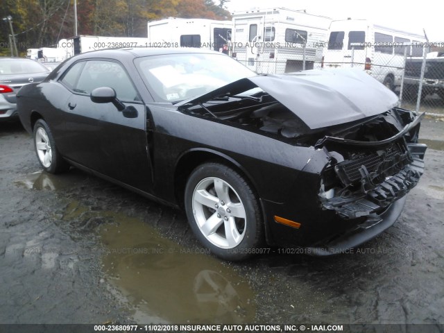 2C3CDYAG7EH239080 - 2014 DODGE CHALLENGER SXT BLACK photo 1