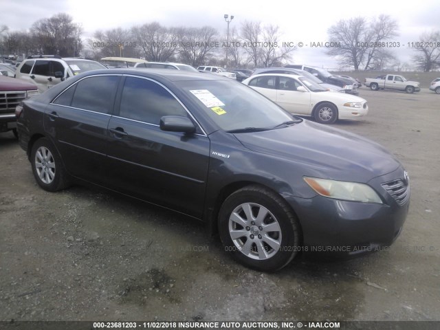 4T1BB46KX7U013436 - 2007 TOYOTA CAMRY NEW GENERAT HYBRID GRAY photo 1