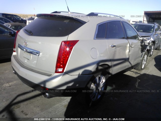 3GYFNDEY6AS561826 - 2010 CADILLAC SRX LUXURY COLLECTION GOLD photo 4