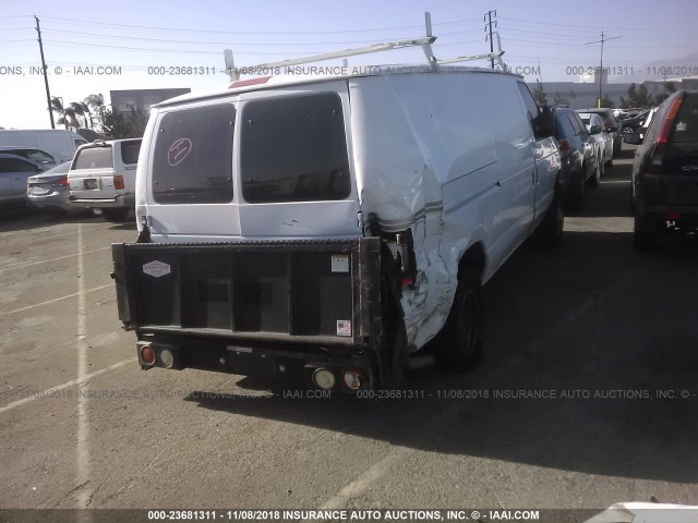 1FTSE3EL7EDA77642 - 2014 FORD ECONOLINE E350 SUPER DUTY VAN WHITE photo 4