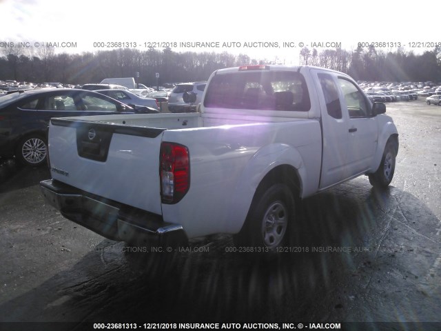 1N6BD0CT6DN742363 - 2013 NISSAN FRONTIER S/SV WHITE photo 4