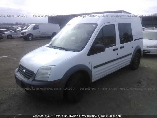 NM0LS6AN4CT100588 - 2012 FORD TRANSIT CONNECT XL WHITE photo 2