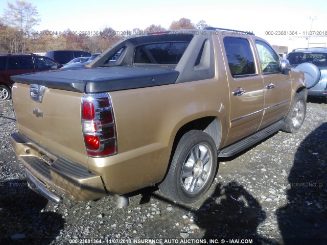 3GNFK32079G146544 - 2009 CHEVROLET AVALANCHE K1500 LTZ GOLD photo 4