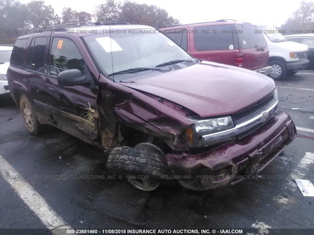 1GNDT13S942387256 - 2004 CHEVROLET TRAILBLAZER LS/LT BURGUNDY photo 1