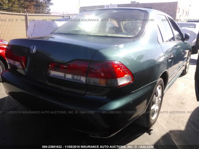 JHMCG66802C015526 - 2002 HONDA ACCORD EX/SE GREEN photo 4