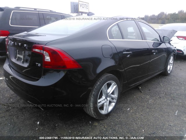 YV126MFK6F1342167 - 2015 VOLVO S60 PREMIER BLACK photo 4