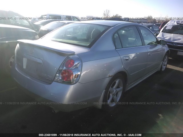 1N4BL11D75C346811 - 2005 NISSAN ALTIMA SE/SL/SE-R SILVER photo 4