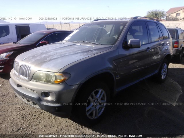 5UXFB53556LV21505 - 2006 BMW X5 4.4I GOLD photo 2