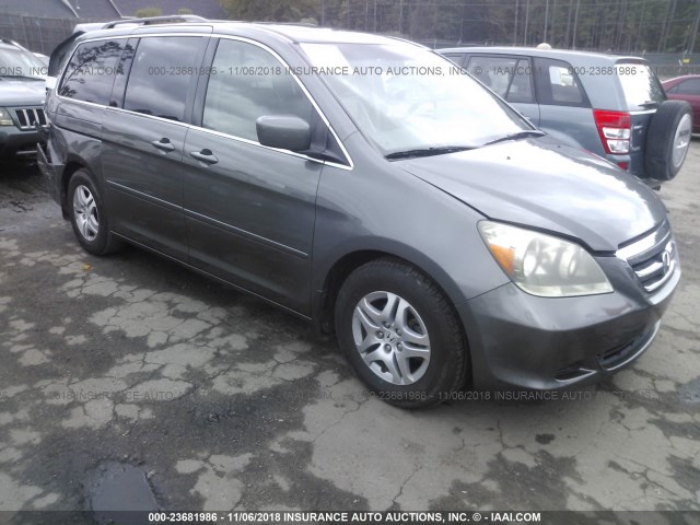 5FNRL38777B063206 - 2007 HONDA ODYSSEY EXL GRAY photo 1