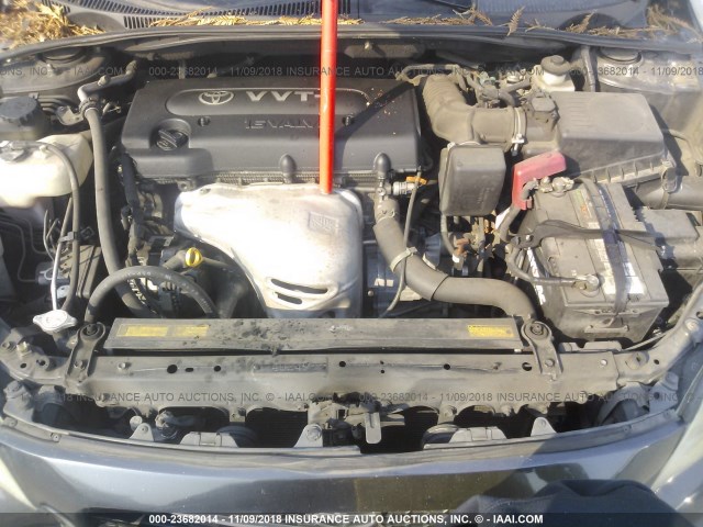 JTKDE177950008562 - 2005 TOYOTA SCION TC ნაცრისფერი ფოტო 10