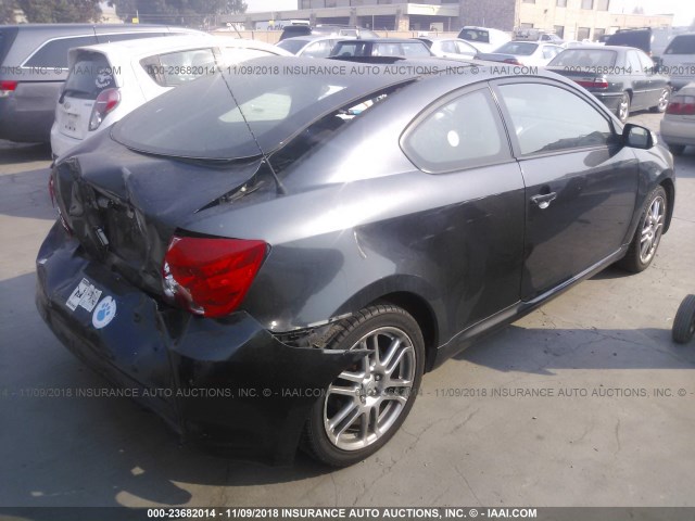 JTKDE177950008562 - 2005 TOYOTA SCION TC ნაცრისფერი ფოტო 4