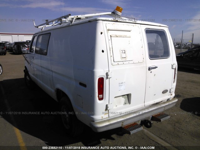 1FTJE36G4EHB79650 - 1984 FORD ECONOLINE E350 VAN WHITE photo 3