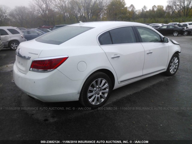 1G4GC5E37DF296753 - 2013 BUICK LACROSSE WHITE photo 4