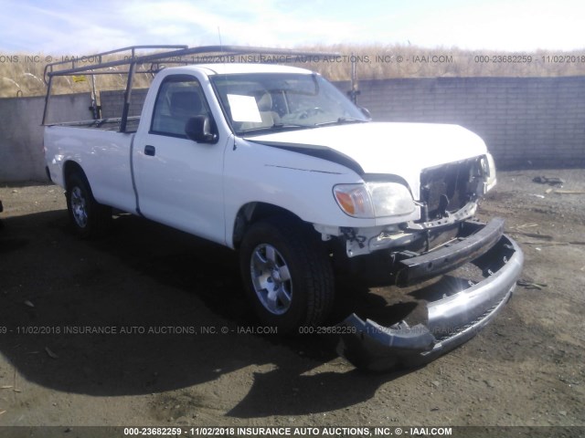 5TBJU32136S461336 - 2006 TOYOTA TUNDRA WHITE photo 1