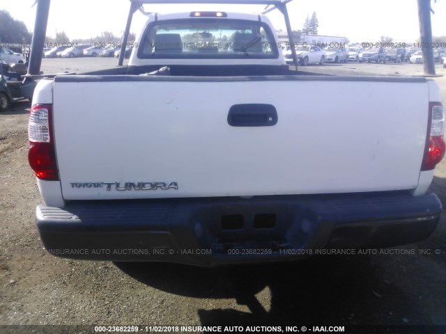 5TBJU32136S461336 - 2006 TOYOTA TUNDRA WHITE photo 8