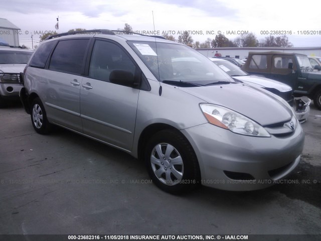 5TDZK23C69S234186 - 2009 TOYOTA SIENNA CE/LE SILVER photo 1