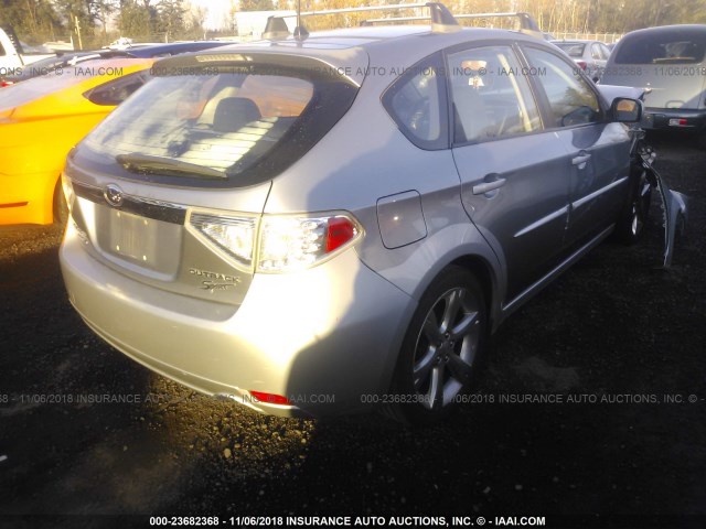 JF1GH6D68AH809599 - 2010 SUBARU IMPREZA OUTBACK SPORT SILVER photo 4