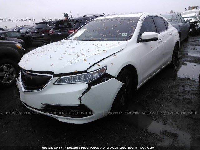 19UUB1F57HA008107 - 2017 ACURA TLX TECH თეთრი ფოტო 2