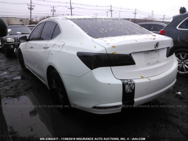 19UUB1F57HA008107 - 2017 ACURA TLX TECH თეთრი ფოტო 3