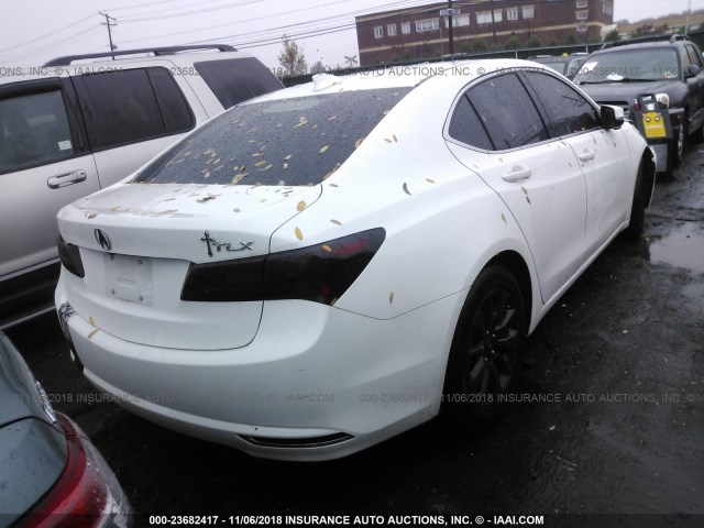 19UUB1F57HA008107 - 2017 ACURA TLX TECH თეთრი ფოტო 4