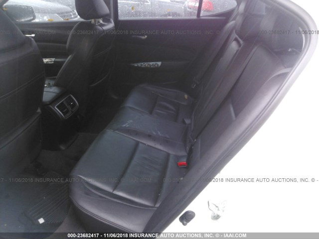 19UUB1F57HA008107 - 2017 ACURA TLX TECH თეთრი ფოტო 8