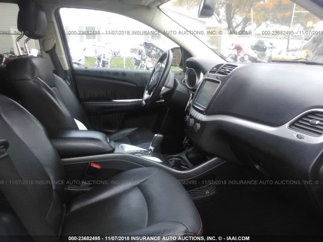 3C4PDDEG7DT559490 - 2013 DODGE JOURNEY R/T BLACK photo 5